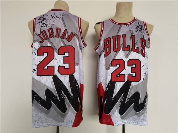 Personalized Men’s Chicago Bulls #23 Michael Jordan Throwback Basketball Jersey