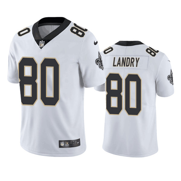 Personalized Men’s New Orleans Saints #80 Jarvis Landry White Limited Stitched Jersey