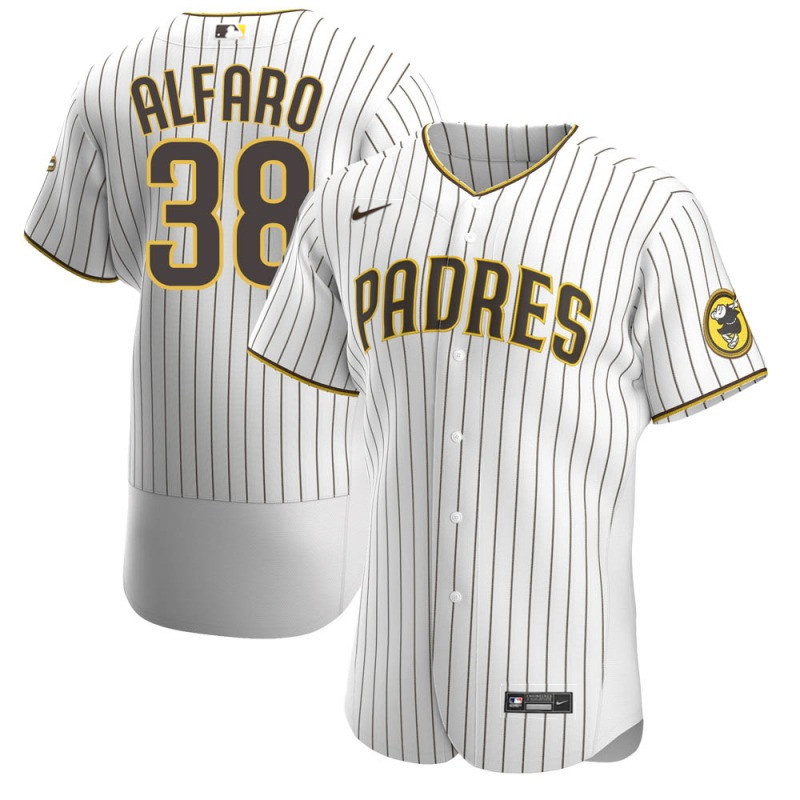 Personalized Men’s San Diego Padres #38 Jorge Alfaro White Flex Base Stitched Baseball Jersey