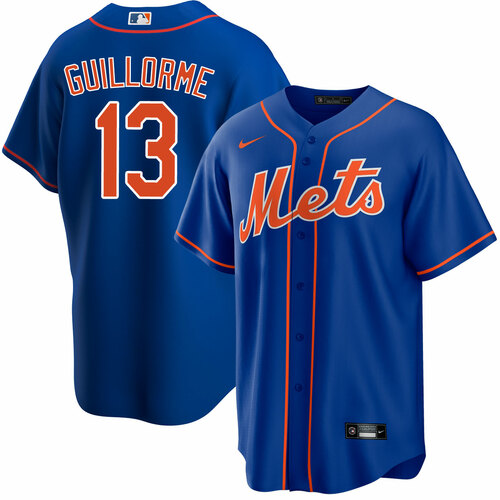 Personalized Men’s New York Mets #13 Luis Guillorme Royal Cool Base Stitched Baseball Jersey