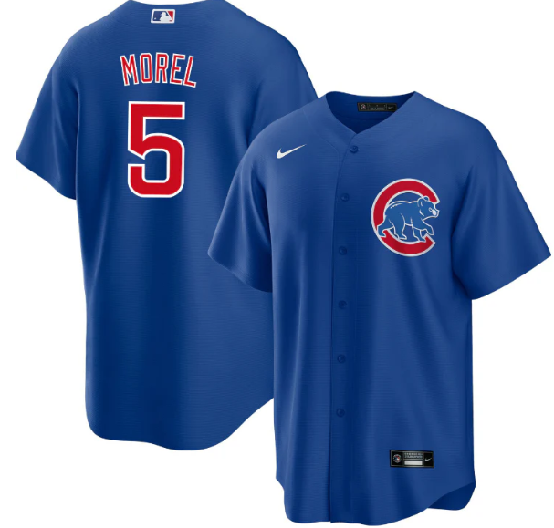 Personalized Men’s Chicago Cubs #5 Christopher Morel Chicago Blue Cool Base Stitched Baseball Jersey