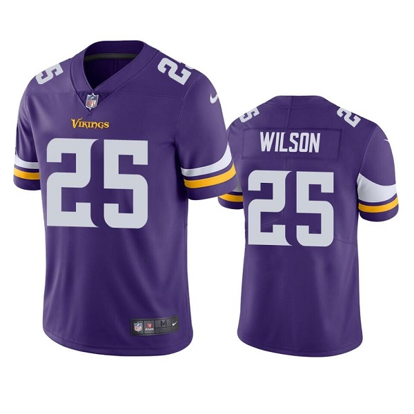 Personalized Men’s Minnesota Vikings #25 Albert Wilson Purple Untouchable Stitched Jersey
