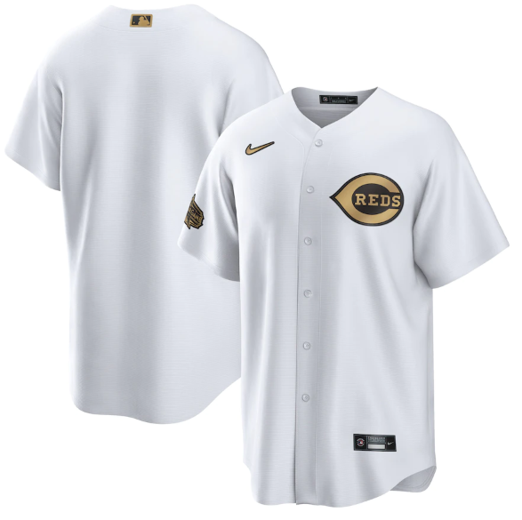 Personalized Men’s Cincinnati Reds Blank 2022 All-Star White Cool Base Stitched Baseball Jersey