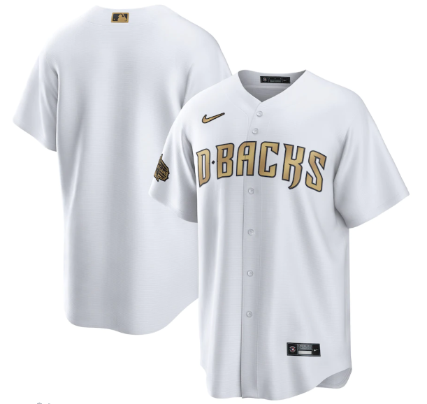 Personalized Men’s Arizona Diamondbacks Blank 2022 All-Star White Cool Base Stitched Baseball Jersey
