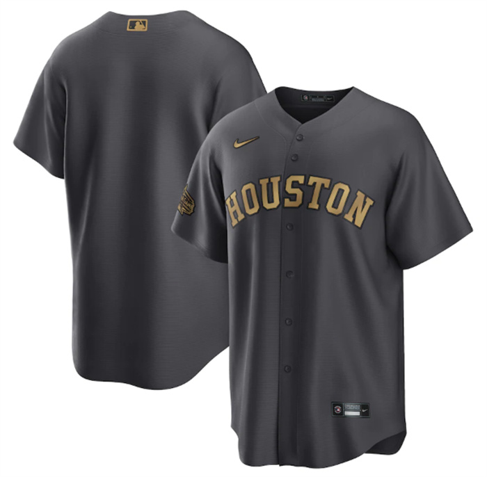 Personalized Men’s Houston Astros Blank 2022 All-Star CharcoalCool Base Stitched Baseball Jersey
