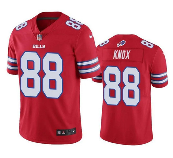 Personalized Men’s Buffalo Bills #88 Dawson Knox Red Untouchable Limited Stitched Jersey