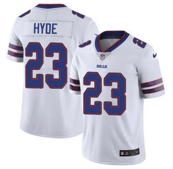 Personalized Men’s Buffalo Bills #23 Micah Hyde White Untouchable Limited Stitched Jersey