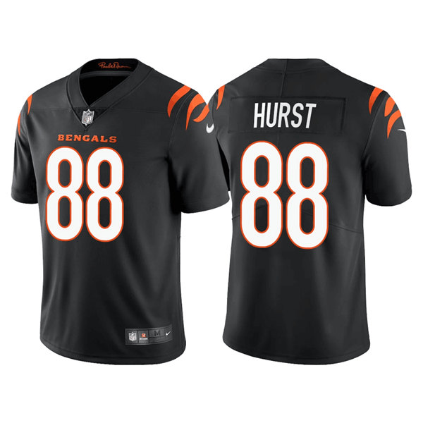 Personalized Men’s Cincinnati Bengals #88 Hayden Hurst Black Untouchable Limited Stitched Jersey