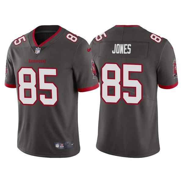 Personalized Men’s Tampa Bay Buccaneers #85 Julio Jones Grey Untouchable Limited Stitched Jersey