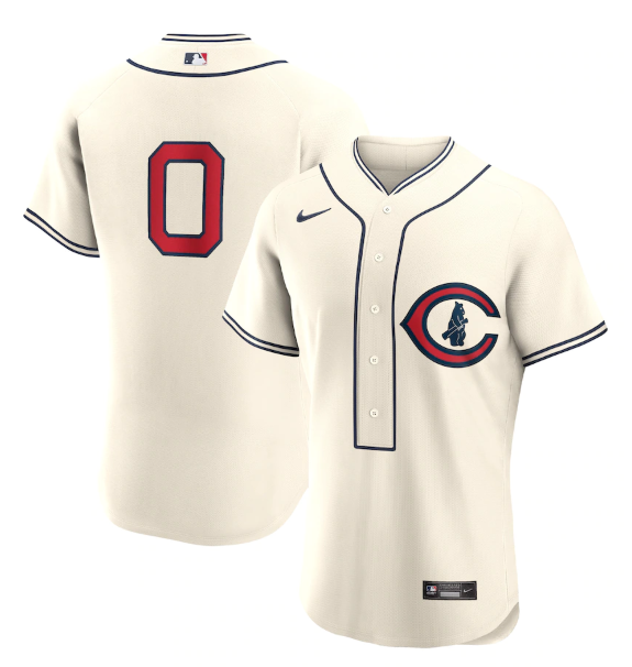 Personalized Men’s Chicago Cubs #0 Marcus Stroman 2022 Cream Field Of Dreams Stitched Baseball Jersey