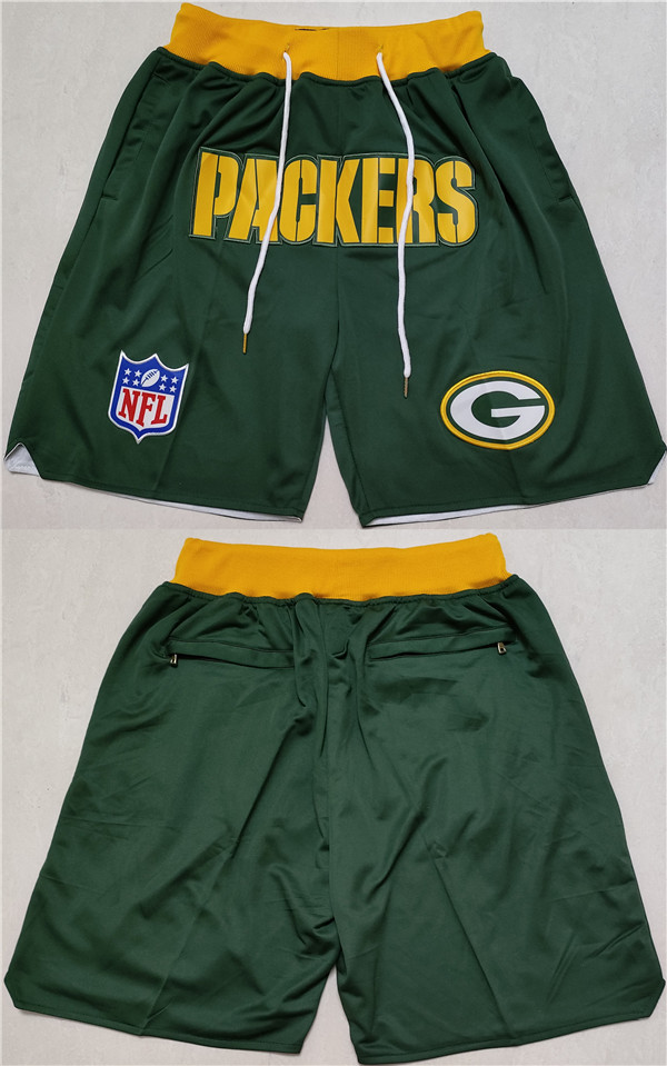 Personalized Men’s Green Bay Packers Navy Shorts(Run Small)