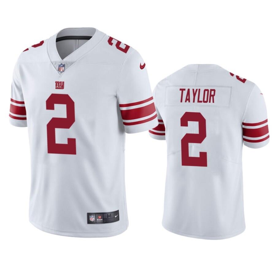 Personalized Men’s New York Giants #2 Tyrod Taylor White Untouchable Limited Stitched Jersey