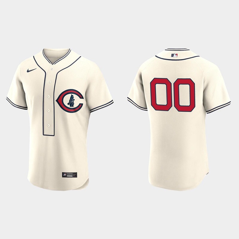 Personalized Men’s Chicago Cubs Active Player 2022 Cream Field Of Dreams Stitched Baseball Jersey