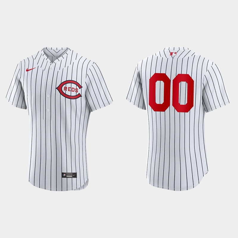 Personalized Men’s Cincinnati Reds Active Player 2022 White Field Of Dreams Stitched Baseball Jerseys