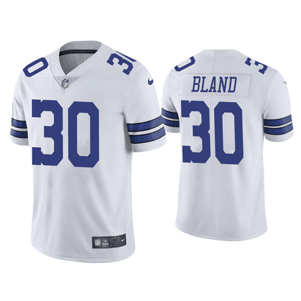 Personalized Men’s Dallas Cowboys #30 DaRon Bland White Limited Stitched Jersey