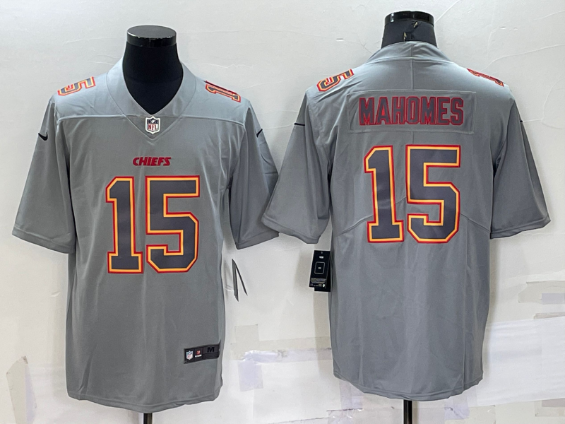 Personalized Men’s Kansas City Chiefs #15 Patrick Mahomes Atmosphere Fashion Stitched Jersey