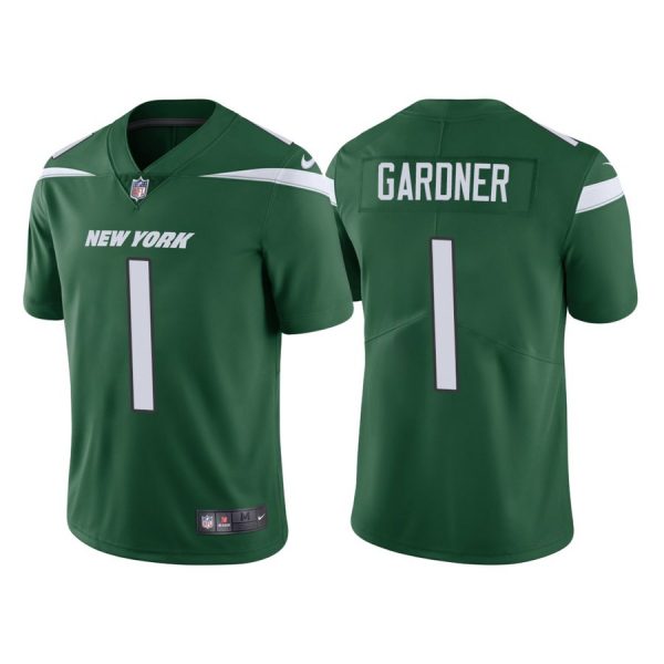 Personalized Jets 1 Ahmad Gardner Green 2022 NFL Draft Untouchable Limited Jersey