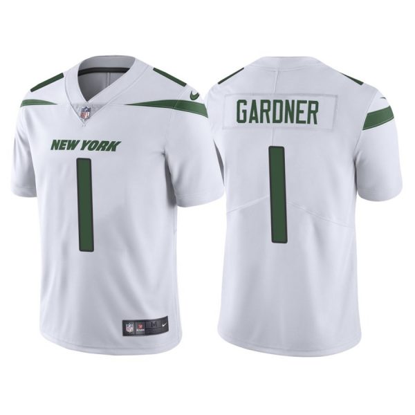 Personalized Jets 1 Ahmad Gardner White Youth 2022 NFL Draft Untouchable Limited Jersey
