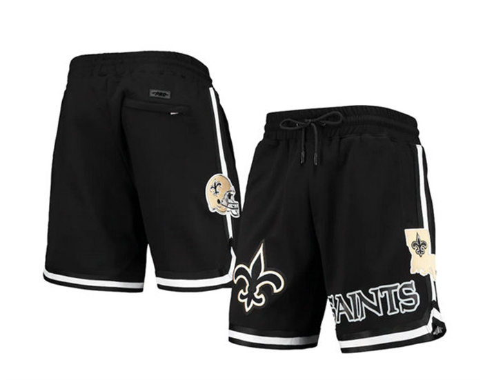 Personalized Men’s New Orleans Saints Black Shorts