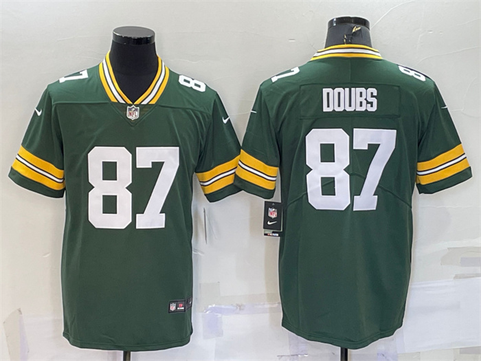 Personalized Men’s Green Bay Packers #87 Romeo Doubs Green Untouchable Limited Stitched Jersey