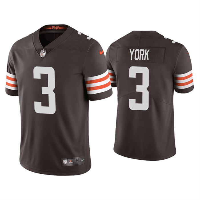 Personalized Men’s Cleveland Browns #3 Cade York Brown Untouchable Limited Stitched Jerseys