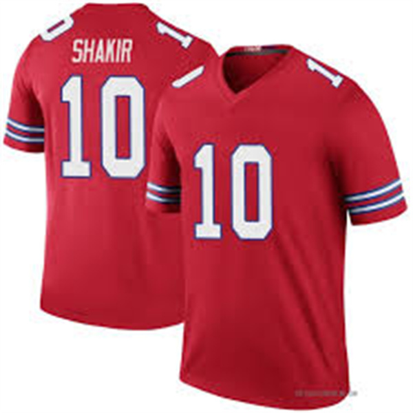 Personalized Men’s Buffalo Bills #10 Khalil Shakir Red Limited Jersey
