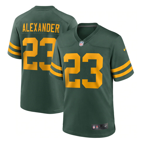 Personalized Men’s Green Bay Packers #23 Jaire Alexander 2021 Green Legend Stitched Football Jersey