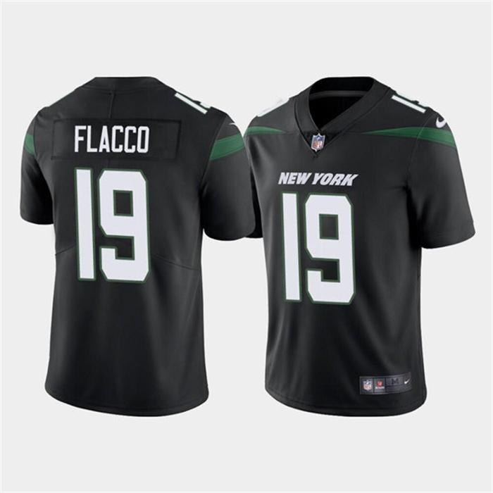 Personalized Men’s New York Jets #19 Joe Flacco Black Untouchable Limited Stitched Jersey