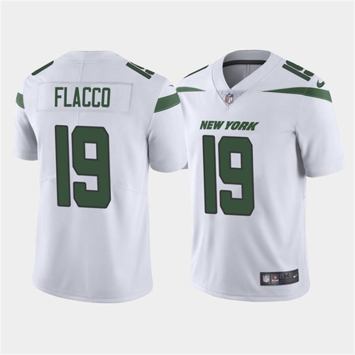 Personalized Men’s New York Jets #19 Joe Flacco White Untouchable Limited Stitched Jersey