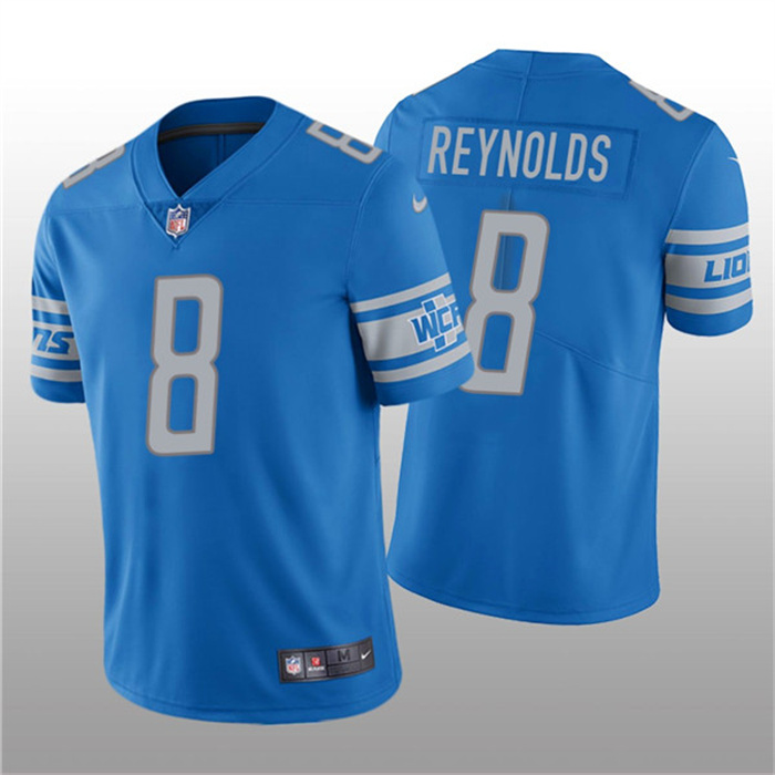 Personalized Men’s Detroit Lions #8 Josh Reynolds Blue Untouchable Limited Stitched Jersey