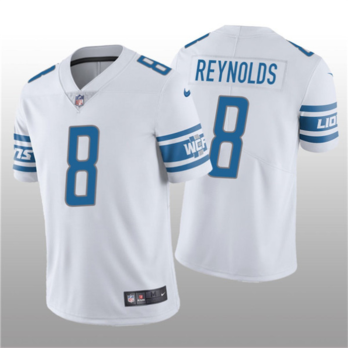Personalized Men’s Detroit Lions #8 Josh Reynolds White Untouchable Limited Stitched Jersey