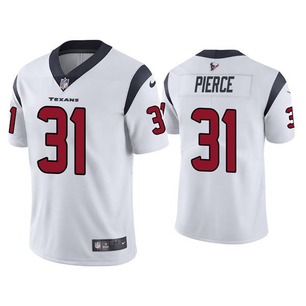 Personalized Men’s Houston Texans #31 Dameon Pierce White Untouchable Limited Stitched Jersey