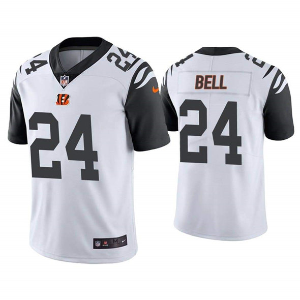 Personalized Men’s Cincinnati Bengals #24 Vonn Bell White Untouchable Limited Stitched Jersey
