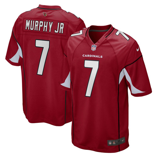 Personalized Men’s Arizona Cardinals #7 Byron Murphy Jr. Red Stitched Game Jersey