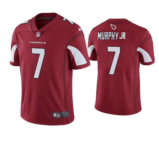 Personalized Men’s Arizona Cardinals #7 Byron Murphy Jr. Red Untouchable Limited Stitched Jersey