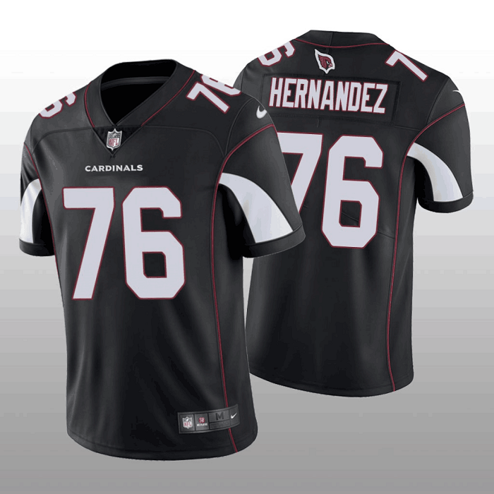 Personalized Men’s Arizona Cardinals #76 Will Hernandez Black Untouchable Stitched Football Jersey