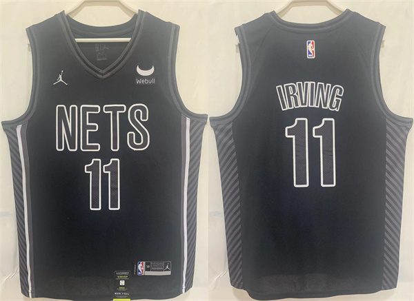 Personalized Men’s Brooklyn Nets #11 Kyrie Irving Black Stitched Basketball Jersey