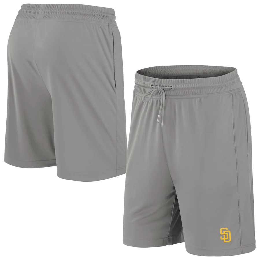 Personalized Men’s San Diego Padres Grey Shorts