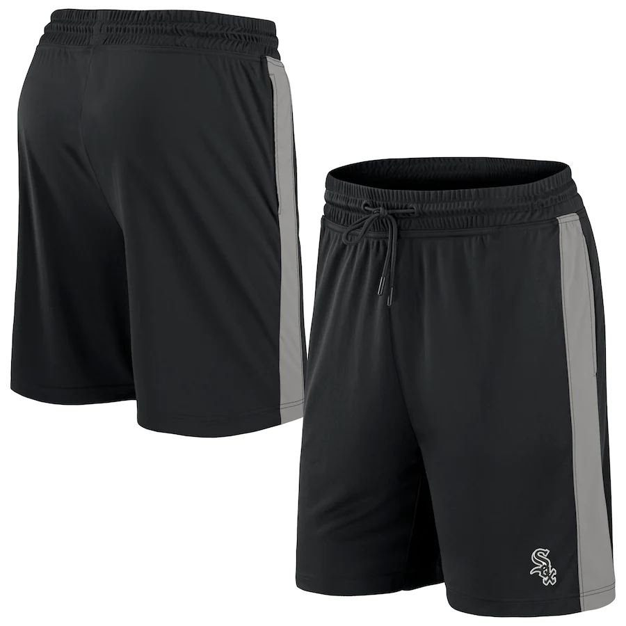 Personalized Men’s Chicago White Sox Black Shorts