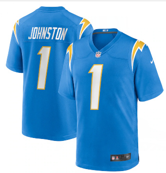 Personalized Men’s Los Angeles Chargers #1 Quentin Johnston Limited Jersey