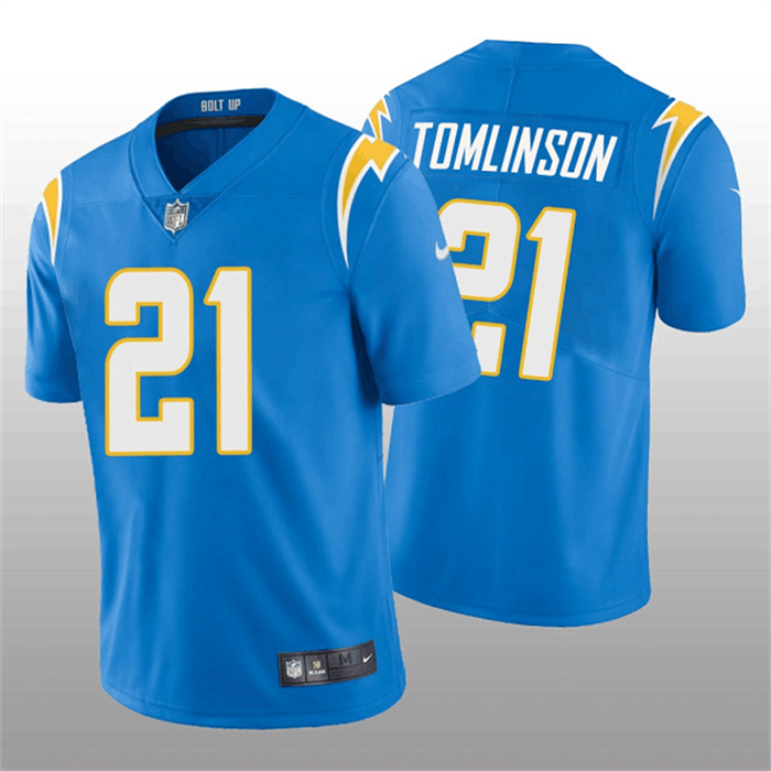 Personalized Men’s Los Angeles Chargers #21 LaDainian Tomlinson Blue Untouchable Limited Stitched Jersey