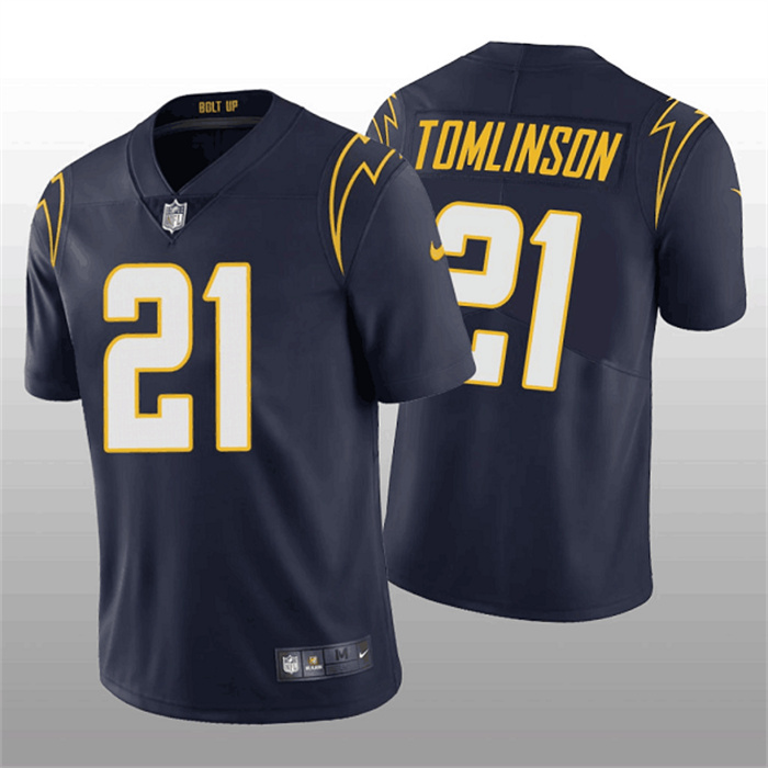 Personalized Men’s Los Angeles Chargers #21 LaDainian Tomlinson Navy Untouchable Limited Stitched Jersey