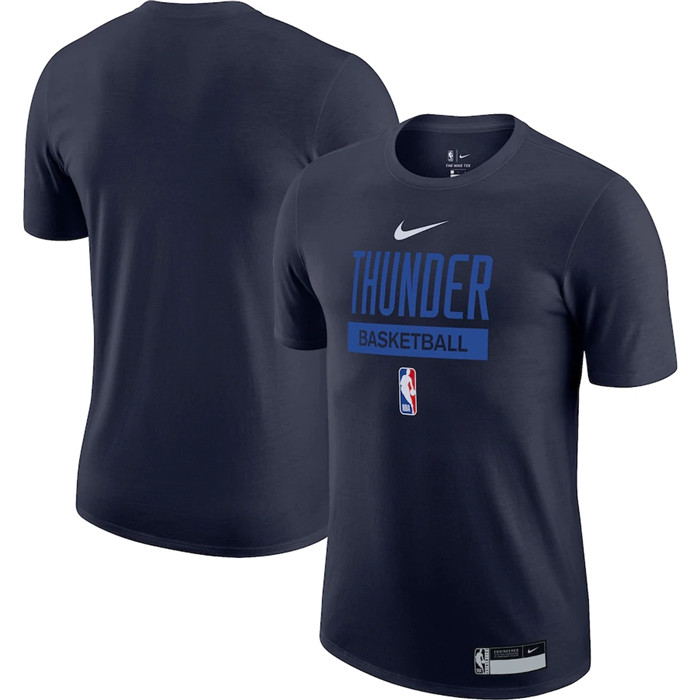 Personalized Men’s Oklahoma City Thunder Navy 2022 23 Legend On-Court Practice Performance T-Shirt