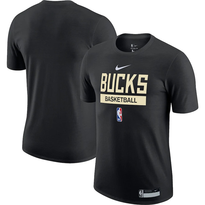 Personalized Men’s Milwaukee Bucks Black 2022 23 Legend On-Court Practice Performance T-Shirt