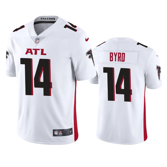 Personalized Men’s Atlanta Falcons #14 Damiere Byrd White Untouchable Stitched Football Jersey