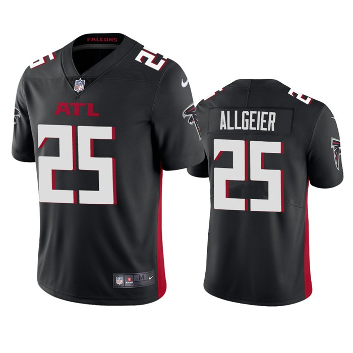 Personalized Men’s Atlanta Falcons #25 Tyler Allgeier Black Untouchable Stitched Football Jersey