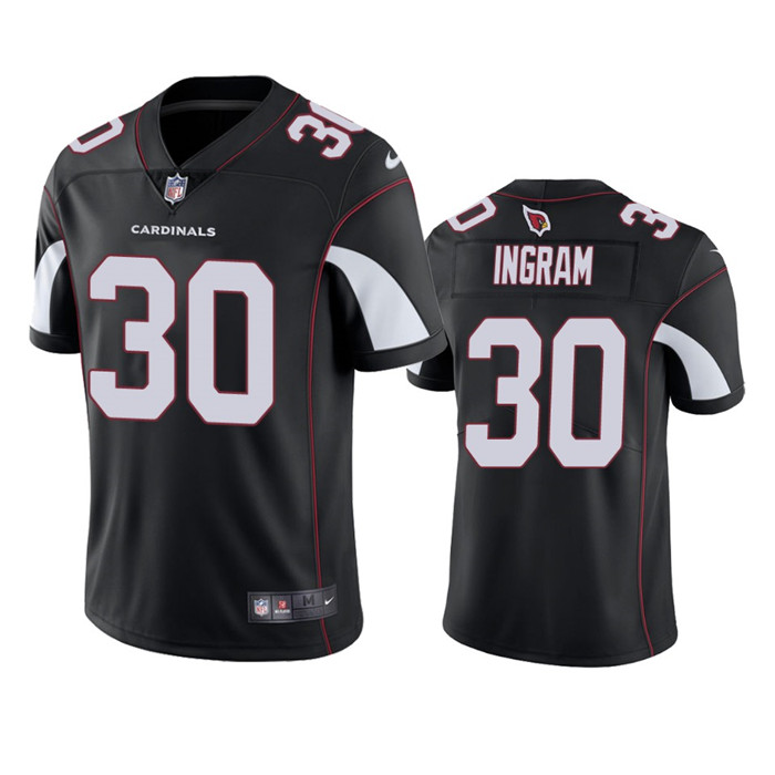 Personalized Men’s Arizona Cardinals #30 Keaontay Ingram Black Untouchable Stitched Football Jersey