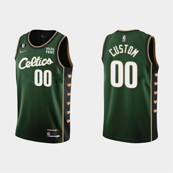Personalized Men’s Boston Celtics Active Player 2022-23 Green City Edition Stitched Basketball Jersey