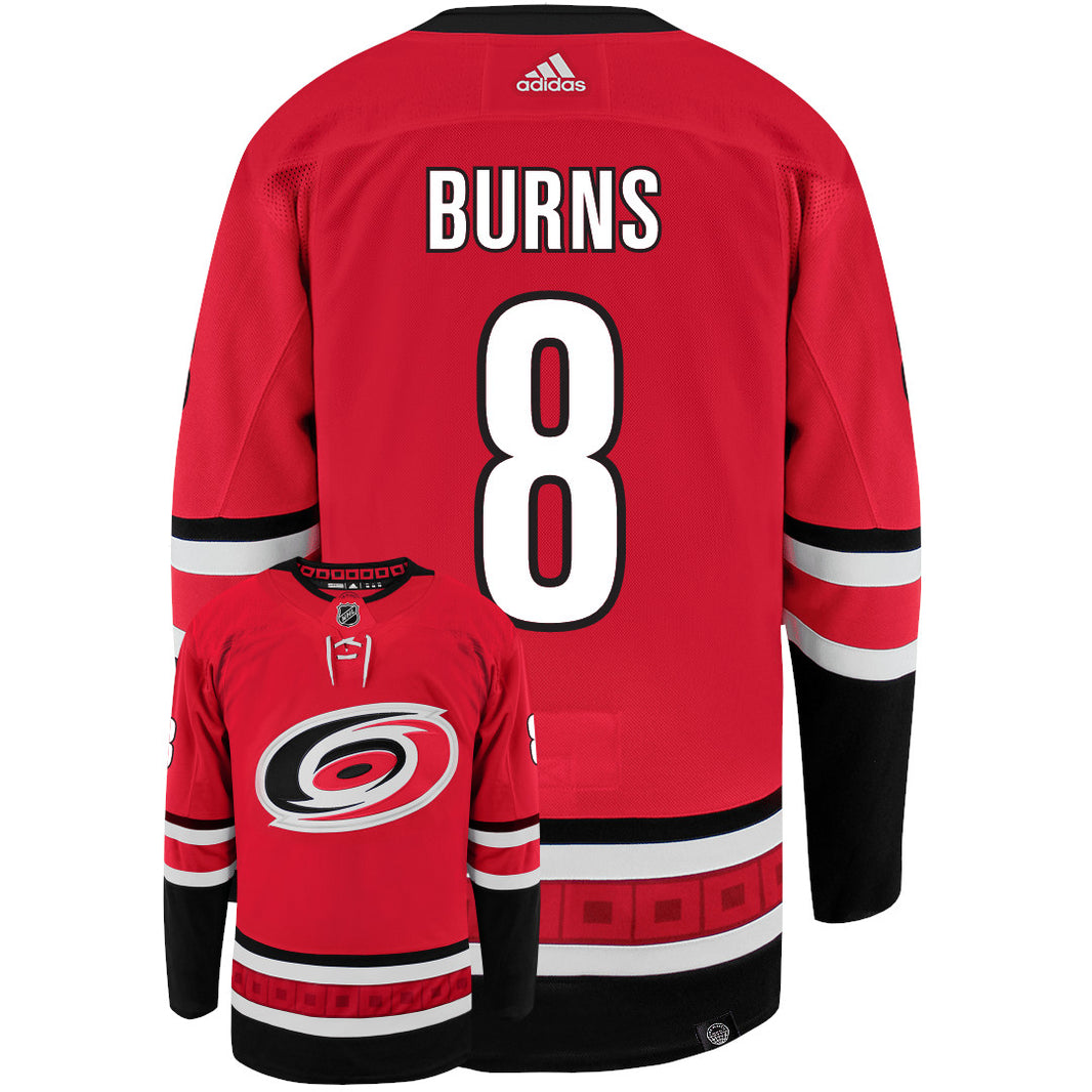 Personalized Men’s Carolina Hurricanes #8 Brent Burns Red Stitched Jersey