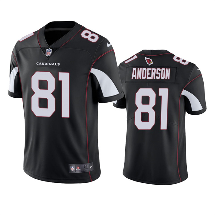 Personalized Men’s Arizona Cardinals #81 Robbie Anderson Black Untouchable Stitched Football Jersey